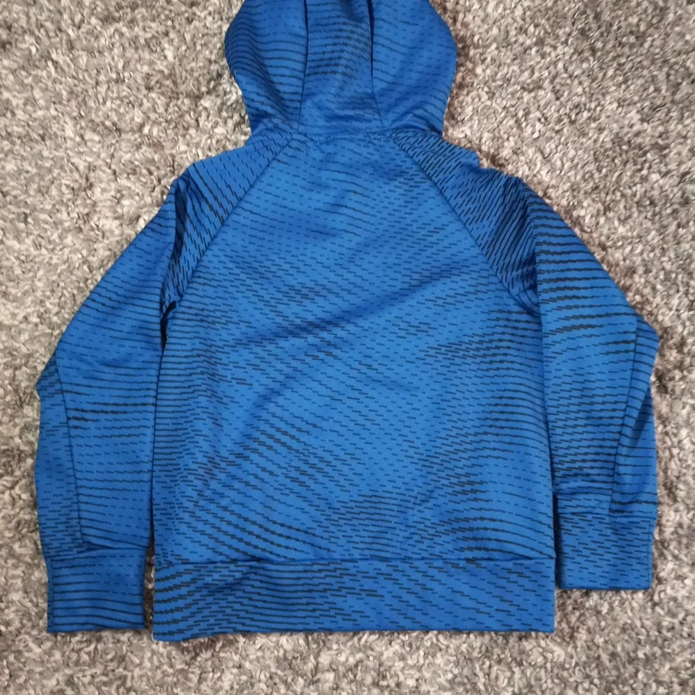 🔥Kids Nike Blue Patterned Pullover Hoddie Jacket Size S Boys - Picture 6 of 6